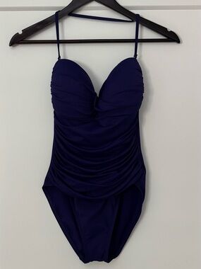 La Blanca Island Goddess Halter One-Piece Bathing Suit